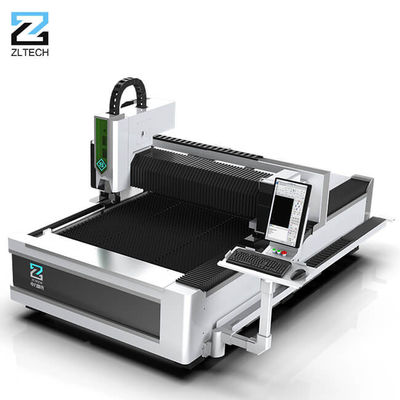 เครื่องตัดไฟเบอร์เลเซอร์สแตนเลสขนาดเล็ก เหล็กคาร์บอนอัลแผ่น 1500W 1300x900mm