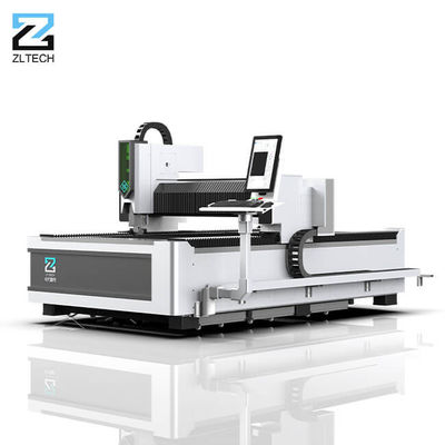 เครื่องตัดไฟเบอร์เลเซอร์ขนาดเล็ก 1000w 1300x1300mm CNC Raycus