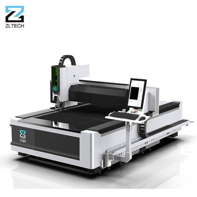 เครื่องตัดไฟเบอร์เลเซอร์ขนาดเล็ก 1000w 1300x1300mm CNC Raycus