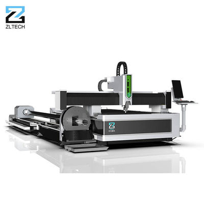 เครื่องตัดไฟเบอร์เลเซอร์ 24m / นาที 1000W หลอด 1390A 1070nm 1300x900mm