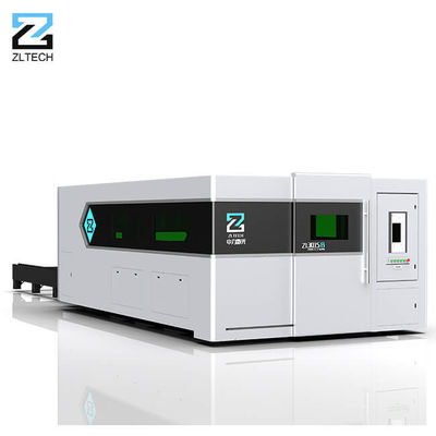 เครื่องตัดแผ่นไฟเบอร์เลเซอร์ 1000w 2000w 3000w 4000w พร้อมโต๊ะแลกเปลี่ยนและฝาครอบป้องกัน