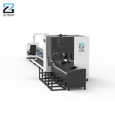 เครื่องตัดท่อไฟเบอร์เลเซอร์พลังงานสูง 3000mm 6000mm Multi Chuck Automatic Loading Unloading