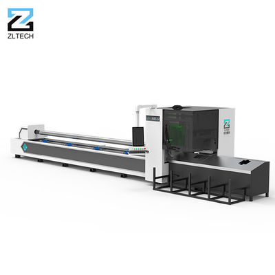 3000mm 1000W เครื่องตัดเลเซอร์ท่อโลหะกำลังสูง 2000W Multi Chuck กำลังขนถ่ายอัตโนมัติ