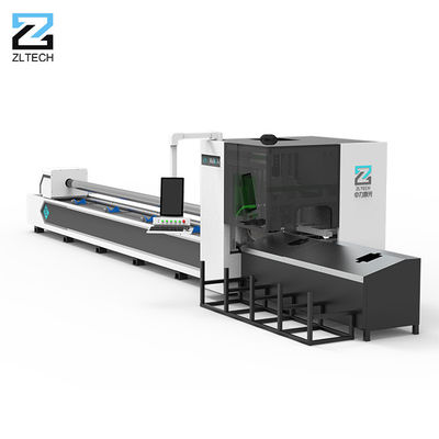 เครื่องตัดท่อเลเซอร์ไฟเบอร์อัตโนมัติ 2000W 3000W CNC Laser Pipe Cutter