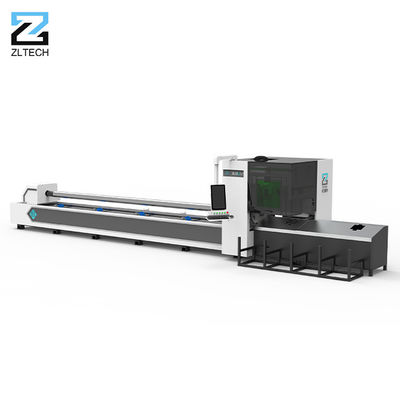 เครื่องตัดท่อเลเซอร์ไฟเบอร์อัตโนมัติ 2000W 3000W CNC Laser Pipe Cutter