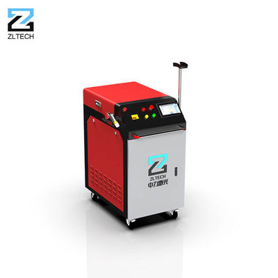 น้ำมัน 1000w 1500w Fiber Laser Cleaner กำจัดสนิม Air Water Cool System
